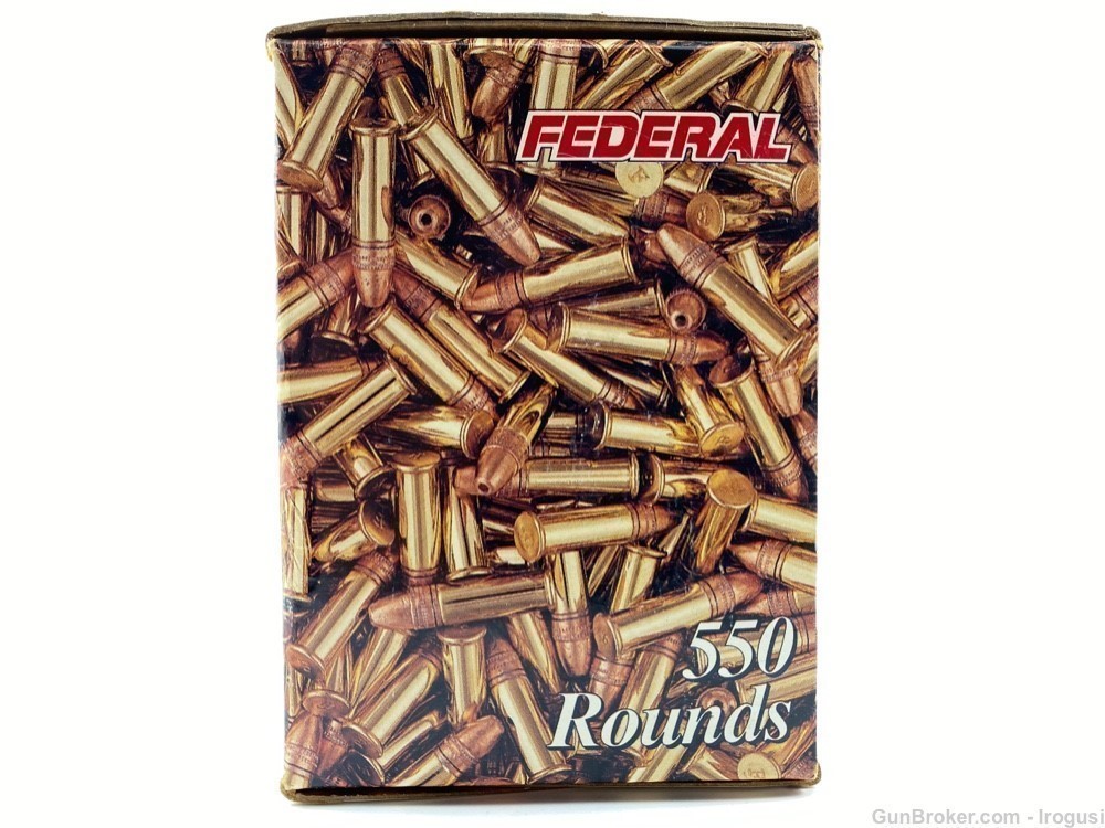 1999 Federal .22 LR Copper Plated Hollow Point 550 Rounds-img-1