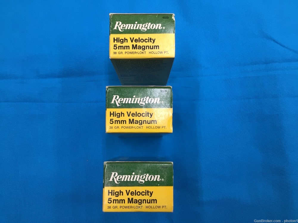 Remington High Velocity 5MM Magnum 38 Grain Power Lokt Hollow Ammo150 RDS-img-0