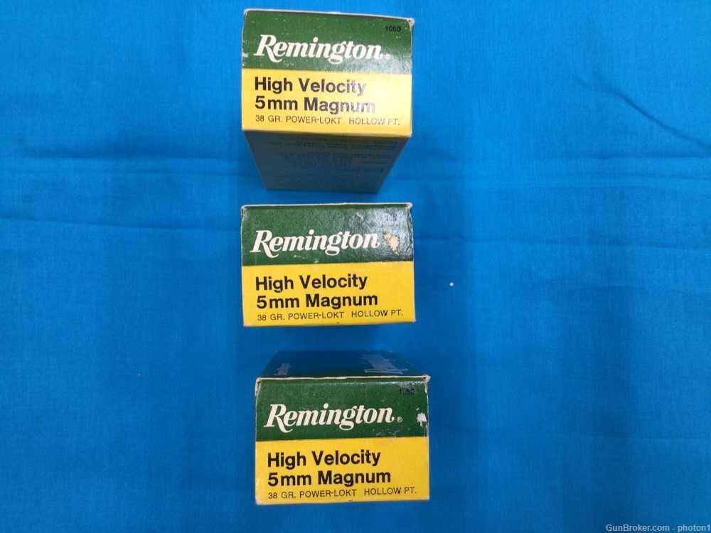 Remington High Velocity 5MM Magnum 38 Grain Power Lokt Hollow Ammo150 RDS-img-3