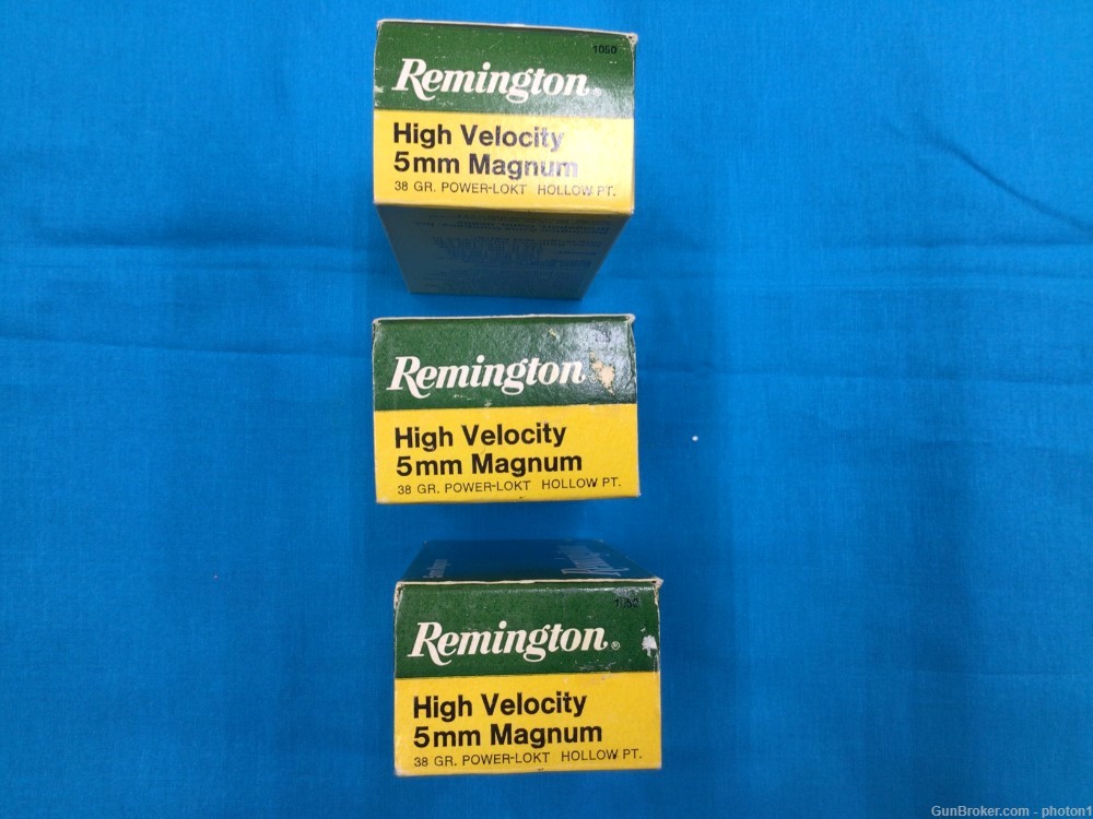 Remington High Velocity 5MM Magnum 38 Grain Power Lokt Hollow Ammo150 RDS-img-2