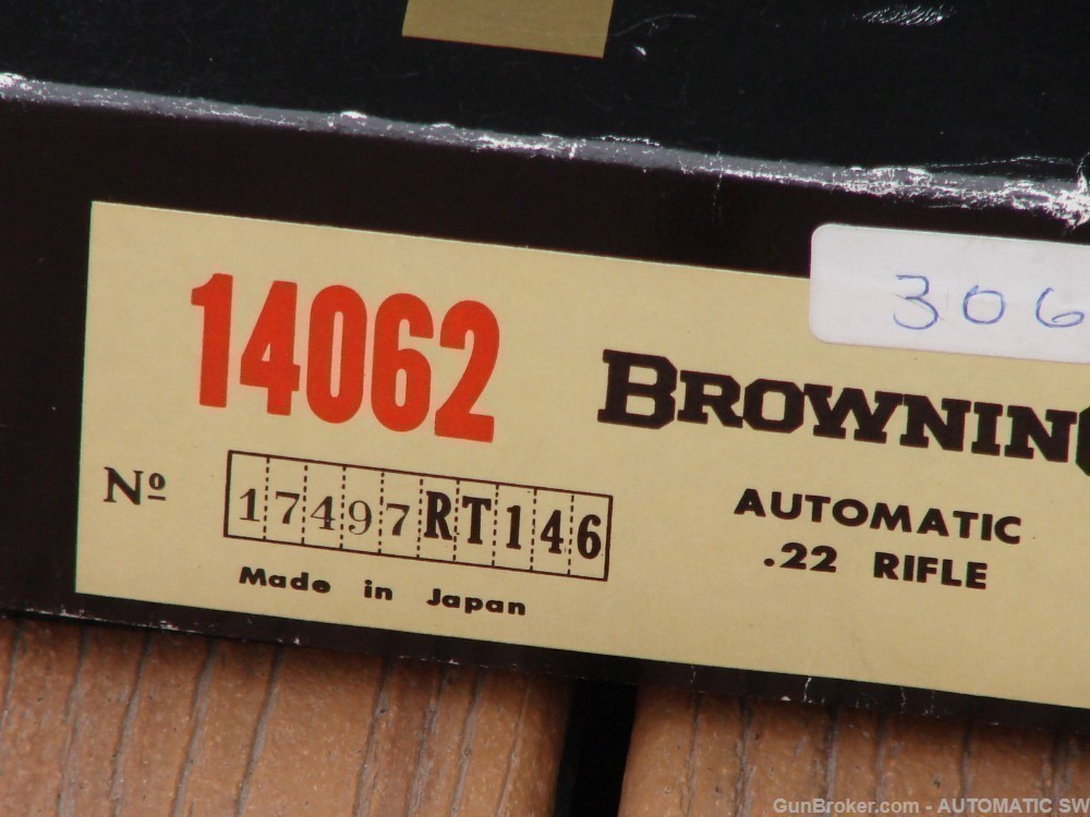 Browning Automatic 22 Rifle Auto-22 TD 1976 1st/2nd Year Miroku Japan ANIB-img-134