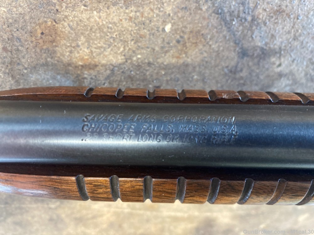 Savage 29B Pump Action Rifle Late Grooved Walnut .22 S/L/LR, C&R OK-img-10