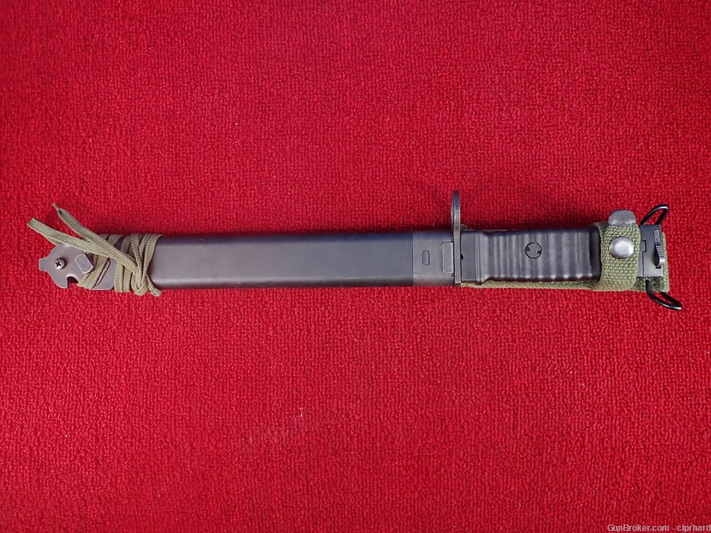 Very Rare German Eikhorn KCB-77 M1/L Long Bayonet Made by AES, Solingen -img-2