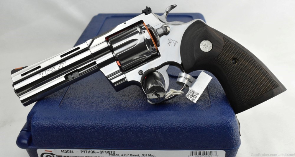 Colt Python Stainless 357 Magnum Revolver 4"  SP4WTS BRAND NEW -img-0