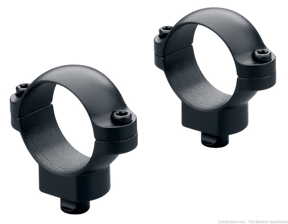 Leupold Quick Release Riflescope Rings 30mm QR Scope Rings Black-img-0