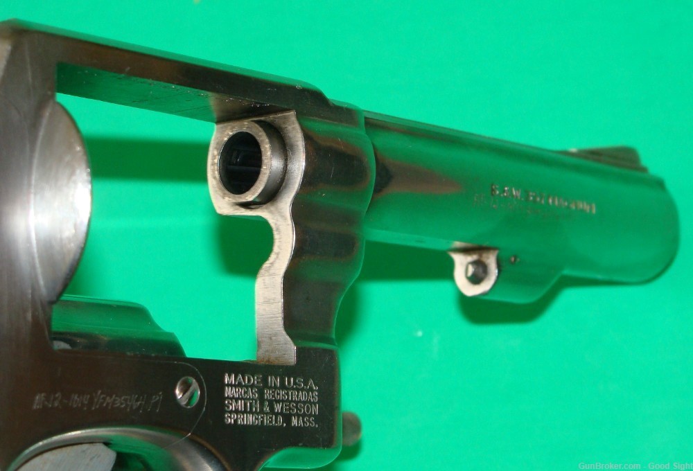 SMITH & WESSON MODEL 65 -3 4" BARREL .357MAG STAINLESS STEEL SQUARE BUTT-img-4