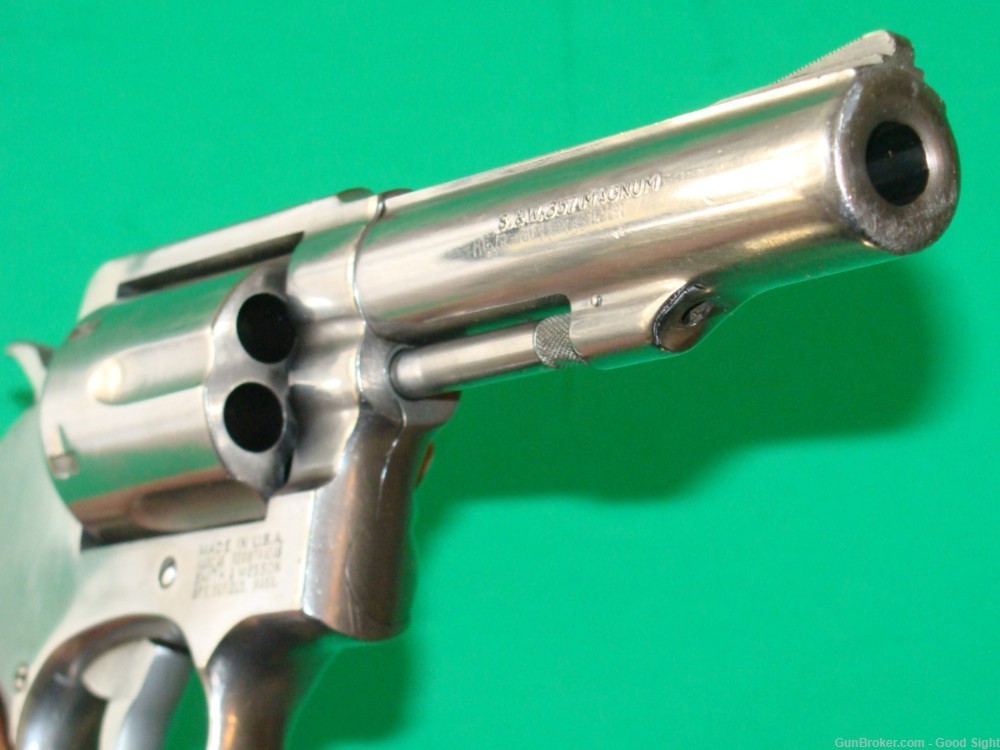 SMITH & WESSON MODEL 65 -3 4" BARREL .357MAG STAINLESS STEEL SQUARE BUTT-img-3