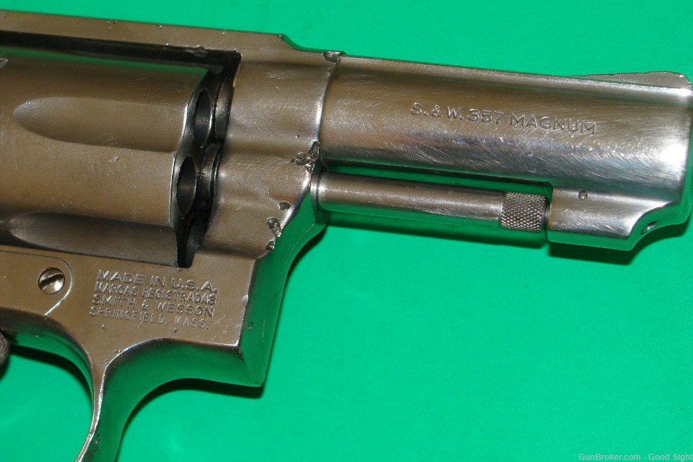 SMITH & WESSON MODEL 65 -3 3" BARREL .357MAG STAINLESS STEEL ROUND BUTT-img-4