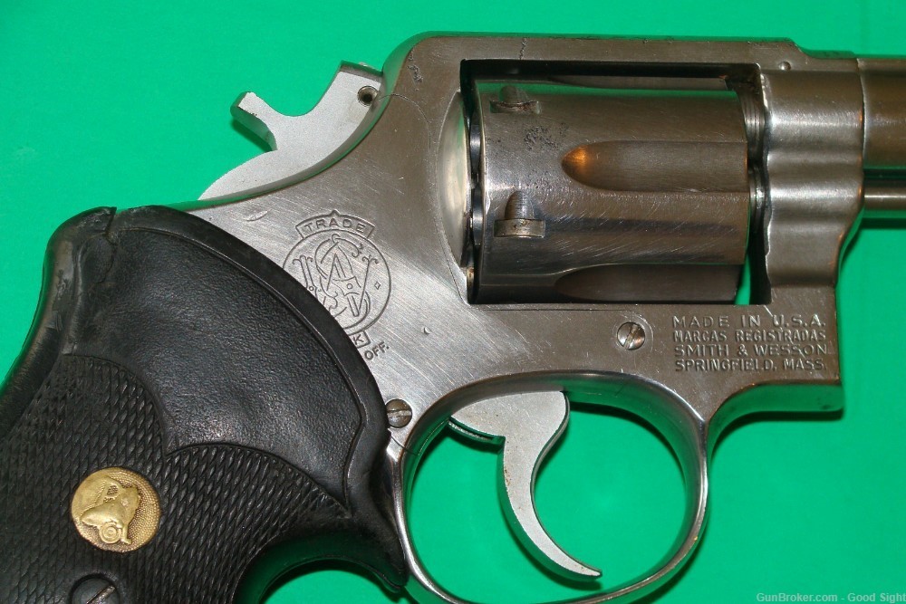 SMITH & WESSON MODEL 64 -3  4" BARREL .38SPL STAINLESS STEEL SQUARE BUTT-img-6
