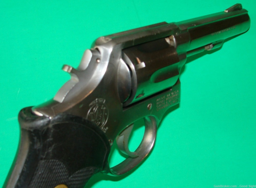SMITH & WESSON MODEL 64 -3  4" BARREL .38SPL STAINLESS STEEL SQUARE BUTT-img-2