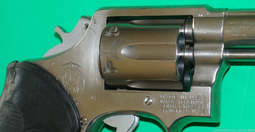 SMITH & WESSON MODEL 64 -3  4" BARREL .38SPL STAINLESS STEEL SQUARE BUTT-img-3