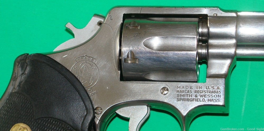 SMITH & WESSON MODEL 64 -3  4" BARREL .38SPL STAINLESS STEEL SQUARE BUTT-img-4