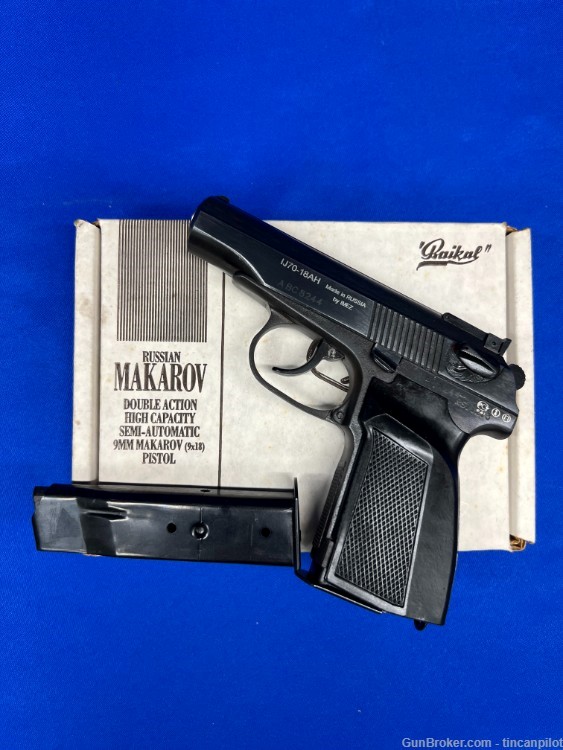 Baikal Makarov 9x18 pistol no reserve penny auction -img-0