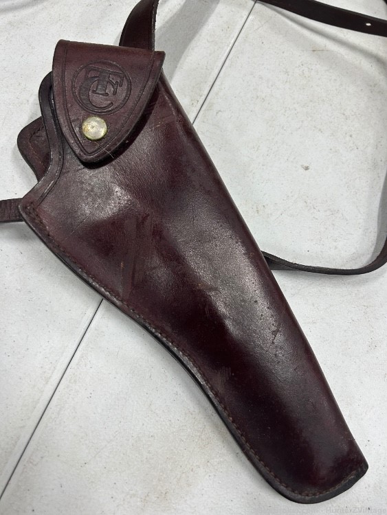 Thompson Center Contender Holster & Straps Leather Right Hand-img-1