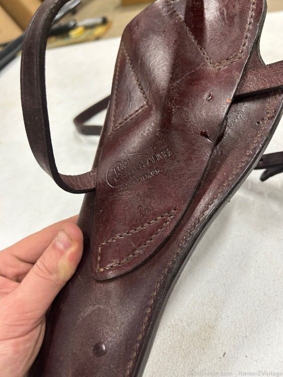 Thompson Center Contender Holster & Straps Leather Right Hand-img-3