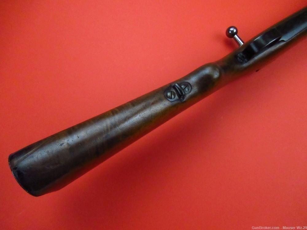 Very rare 1908 DWM BERLIN WWII German Gewehr 98 rifle 8mm Mauser K98 Gew98-img-83