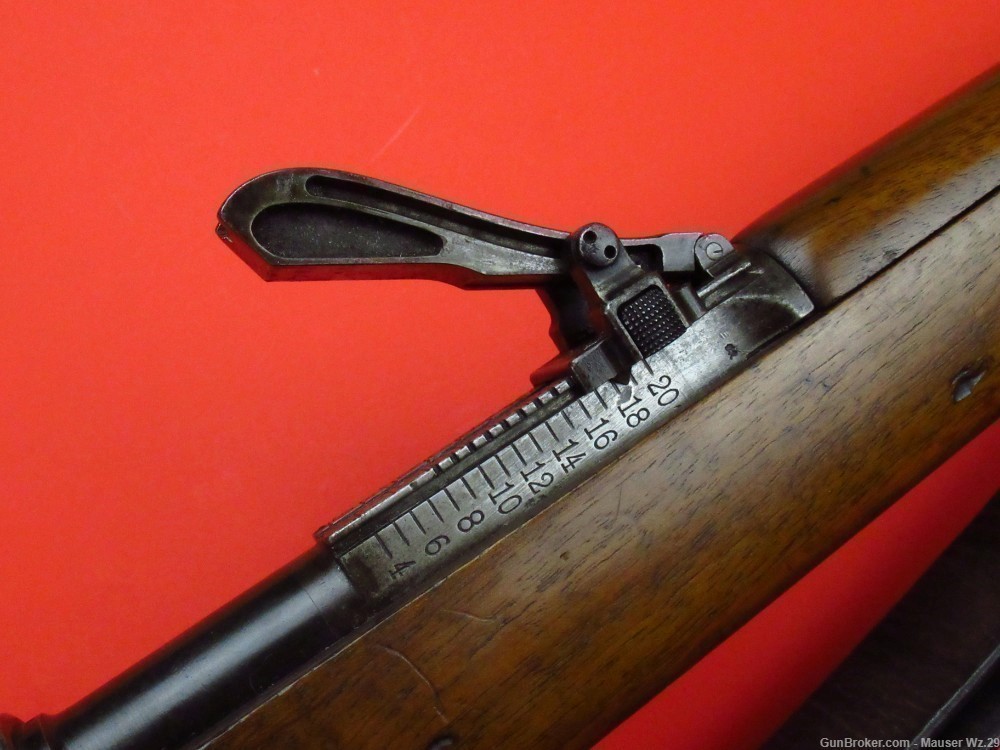 Very rare 1908 DWM BERLIN WWII German Gewehr 98 rifle 8mm Mauser K98 Gew98-img-14