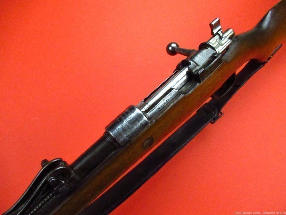 Very rare 1908 DWM BERLIN WWII German Gewehr 98 rifle 8mm Mauser K98 Gew98-img-47