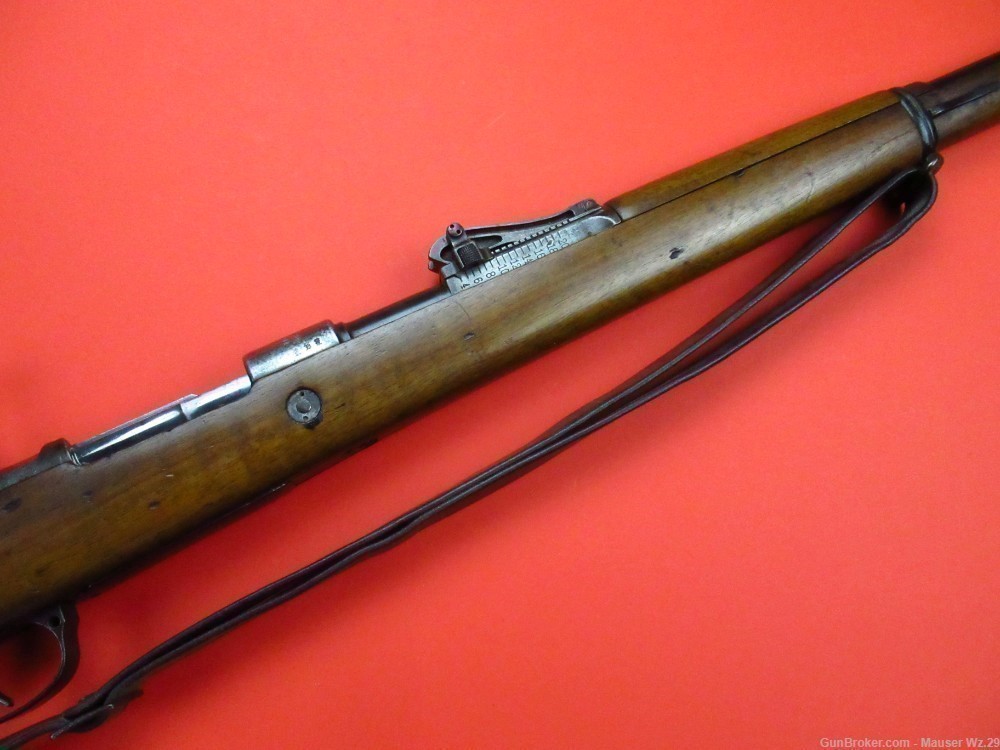 Very rare 1908 DWM BERLIN WWII German Gewehr 98 rifle 8mm Mauser K98 Gew98-img-12