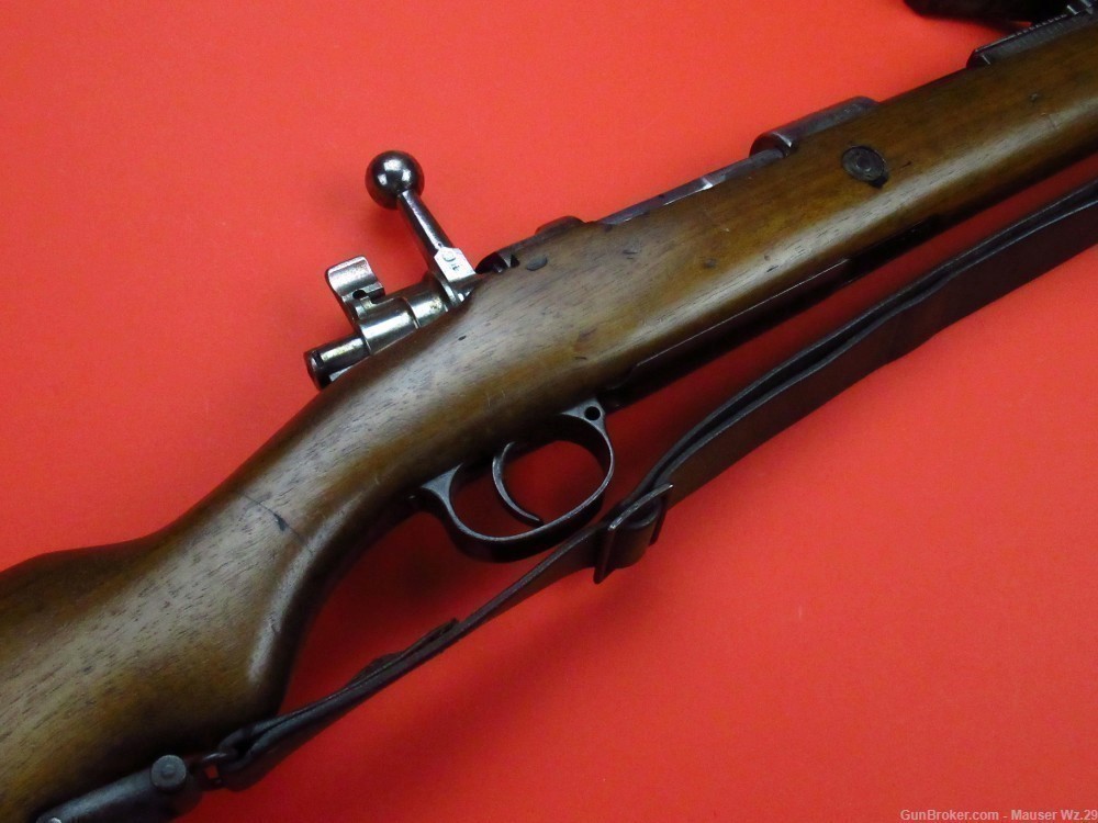 Very rare 1908 DWM BERLIN WWII German Gewehr 98 rifle 8mm Mauser K98 Gew98-img-22