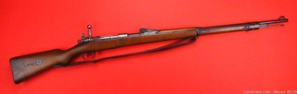 Very rare 1908 DWM BERLIN WWII German Gewehr 98 rifle 8mm Mauser K98 Gew98-img-1