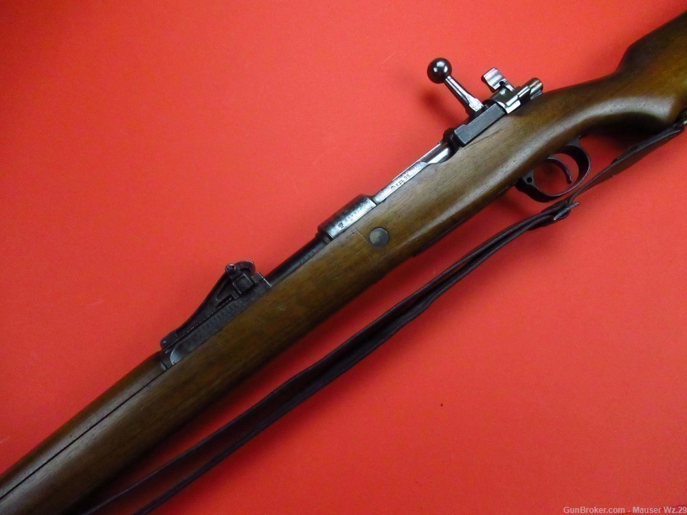 Very rare 1908 DWM BERLIN WWII German Gewehr 98 rifle 8mm Mauser K98 Gew98-img-35