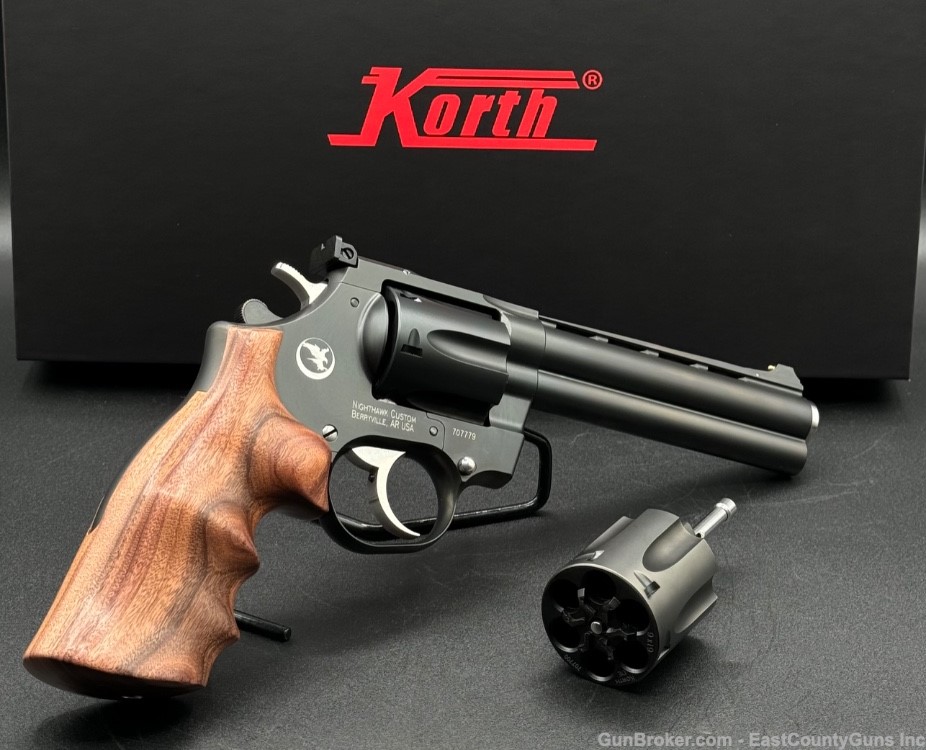 Nighthawk Custom / Korth Mongoose 357 Magnum / 9mm Dual Cylinder - SWEET -img-1