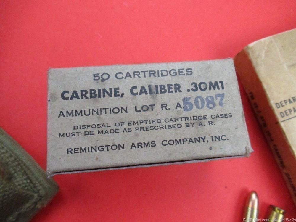 Nice 1944 USGI M1 UNDERWOOD Carbine .30 1903 1911 Colt US Garand-img-135