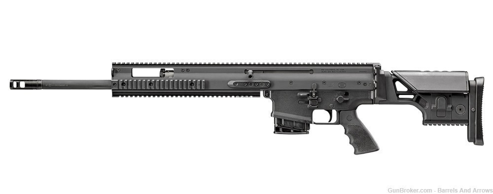 FN 38-100544-2 SCAR 20S NRCH Semi-Auto Rifle, 308 Win, 20" Bbl, Black, Adj-img-0