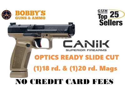 Canik HG5636N Mete SFT FDE 9mm 20+1-18+1 Optic Ready