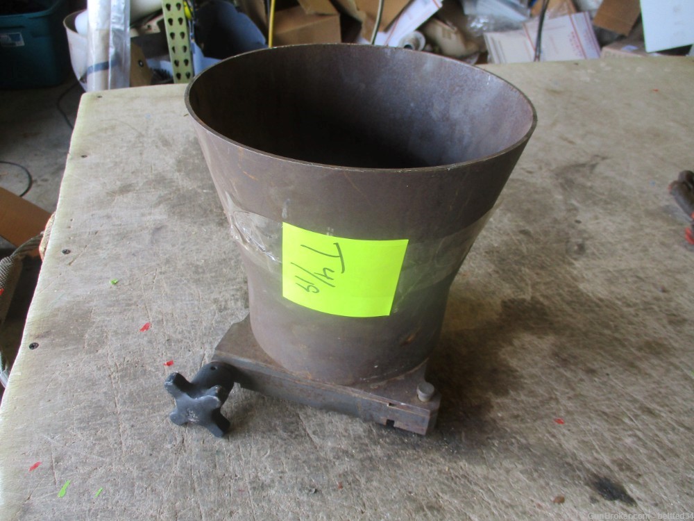 Used Muzzle Blast Deflector for M120 120mm Mortar, US Military-img-0