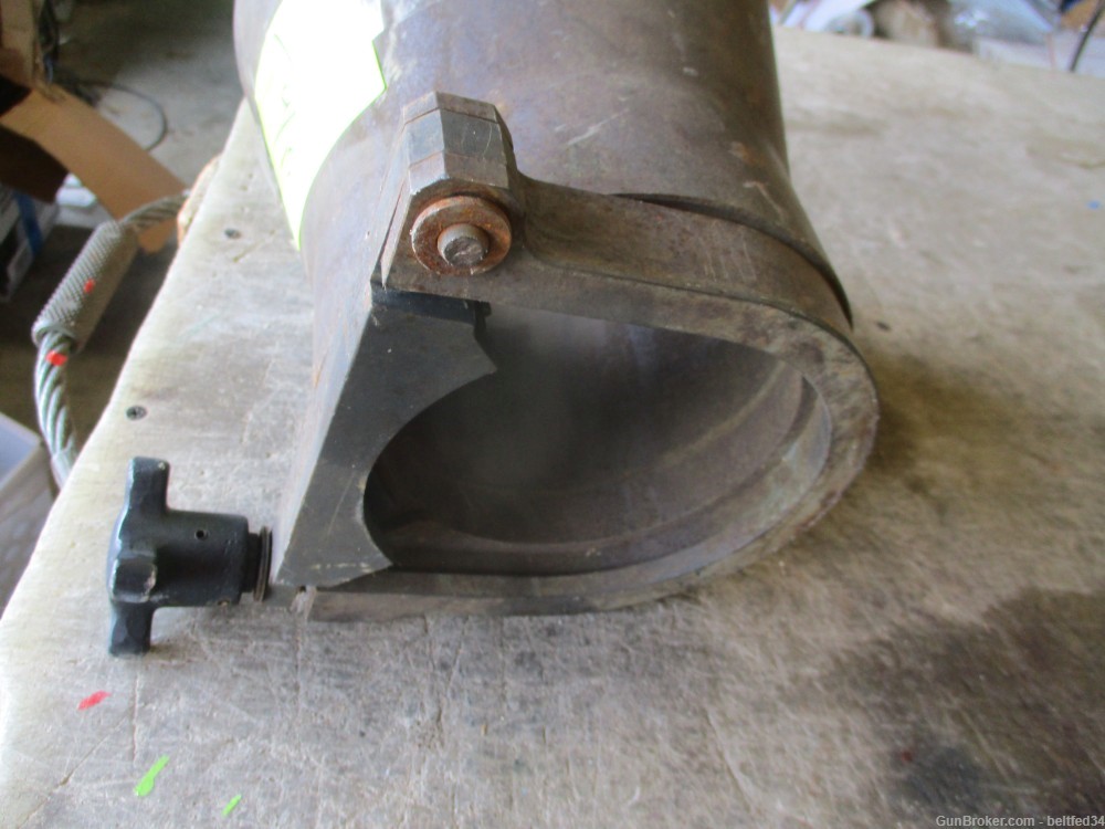 Used Muzzle Blast Deflector for M120 120mm Mortar, US Military-img-1