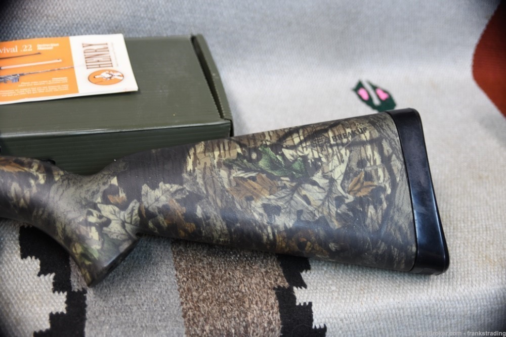 Henry U.S. Survival rifle in Camo 22 LR as NEW 2 Mags w/Box-img-2