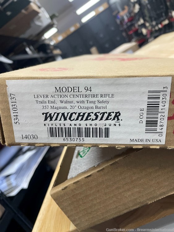 Winchester Model 94 Trails End Blued Octagon 20" Build 1991-img-1