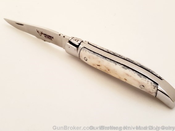 LAGUIOLE en AUBRAC Folding Knife. Deer Antler.L95.-img-0