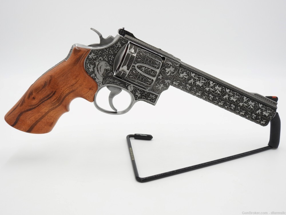 Rare Collector Custom Engraved S&W Smith & Wesson 629 Classic 6.5" 44 MAG-img-13