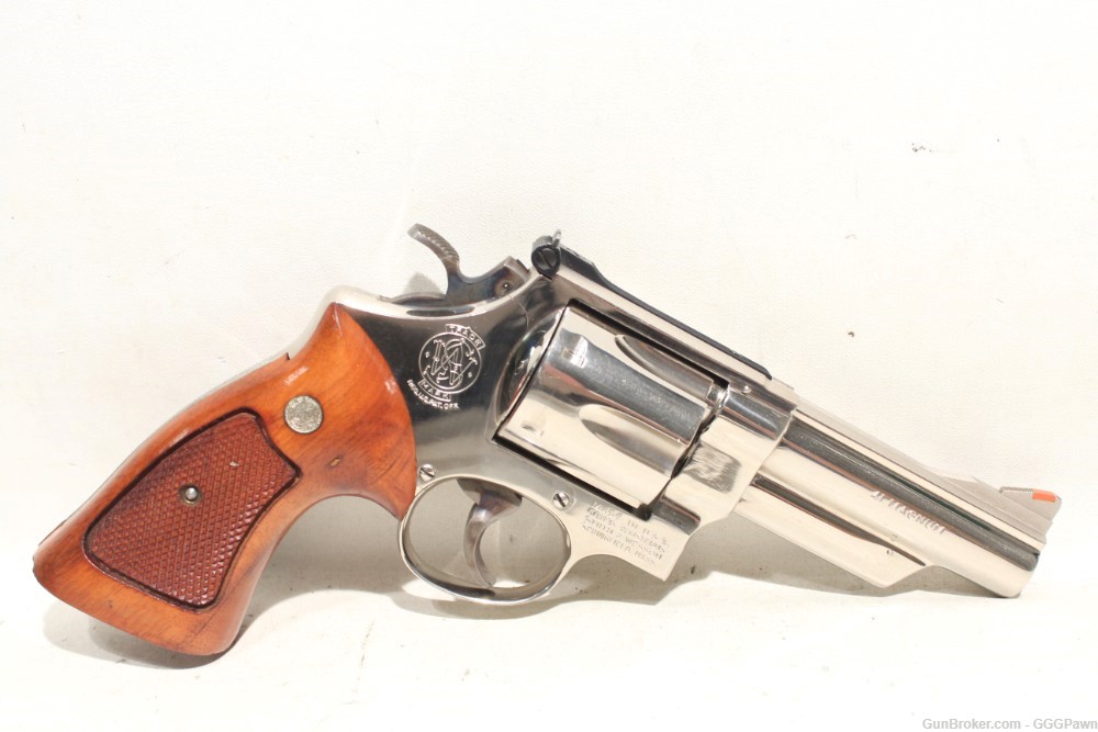 Smith & Wesson 57 No Dash 41 Mag Factory Nickel-img-0