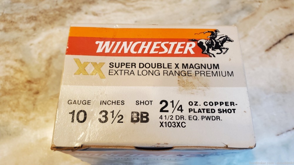 Winchester Super Double X Magnum 10 Gauge 3 1/2" BB Copper plated 25ct-img-7