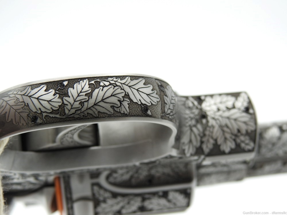 New! Oak Forest Collectible Stunning Custom Engraved Colt Python 6" 357 MAG-img-27