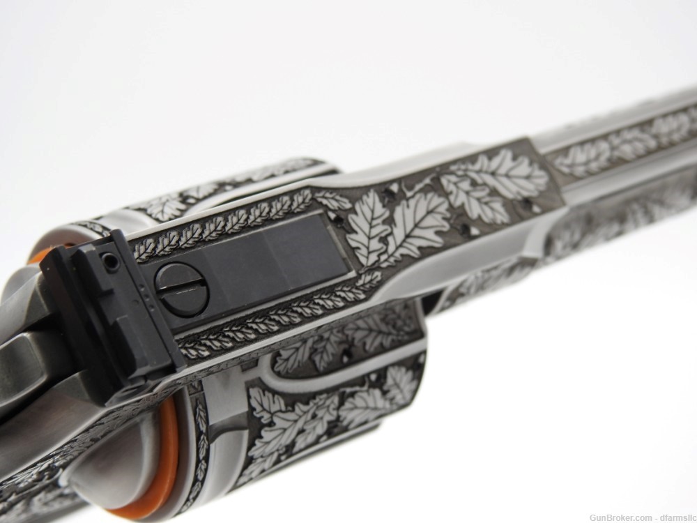 New! Oak Forest Collectible Stunning Custom Engraved Colt Python 6" 357 MAG-img-26
