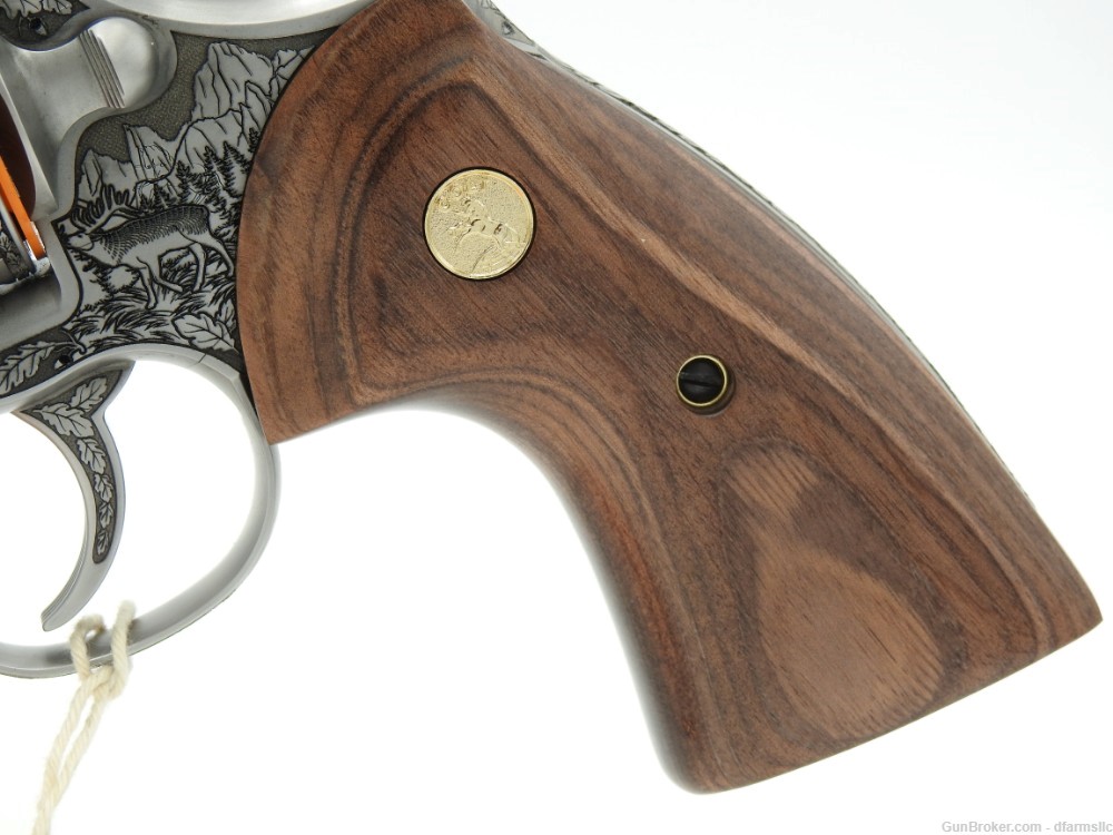 New! Oak Forest Collectible Stunning Custom Engraved Colt Python 6" 357 MAG-img-8