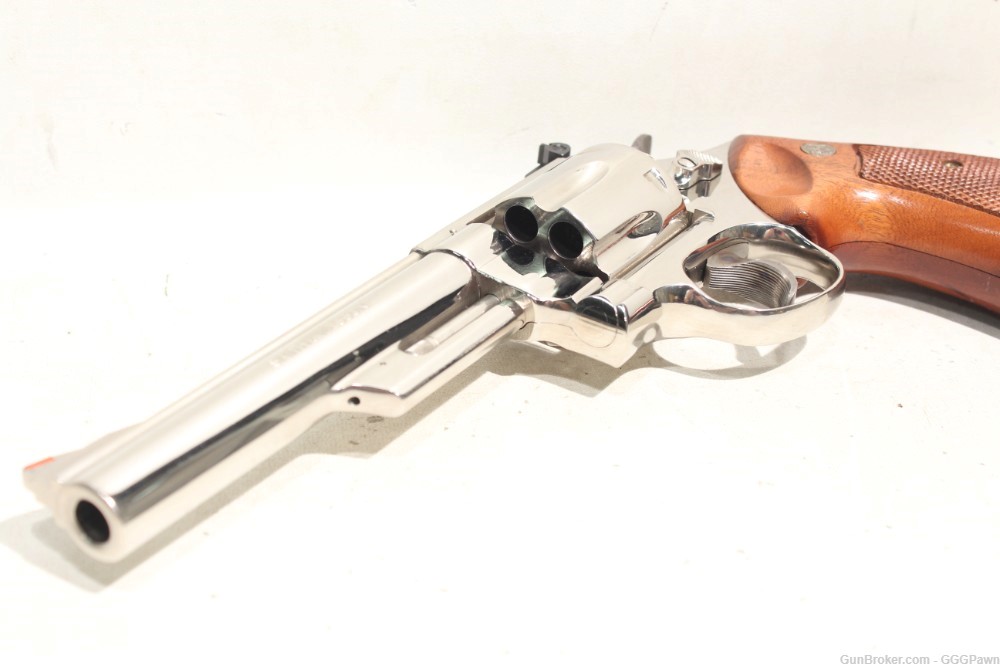 Smith & Wesson 57 No Dash 41 Mag 6 inch Factory Nickel-img-9