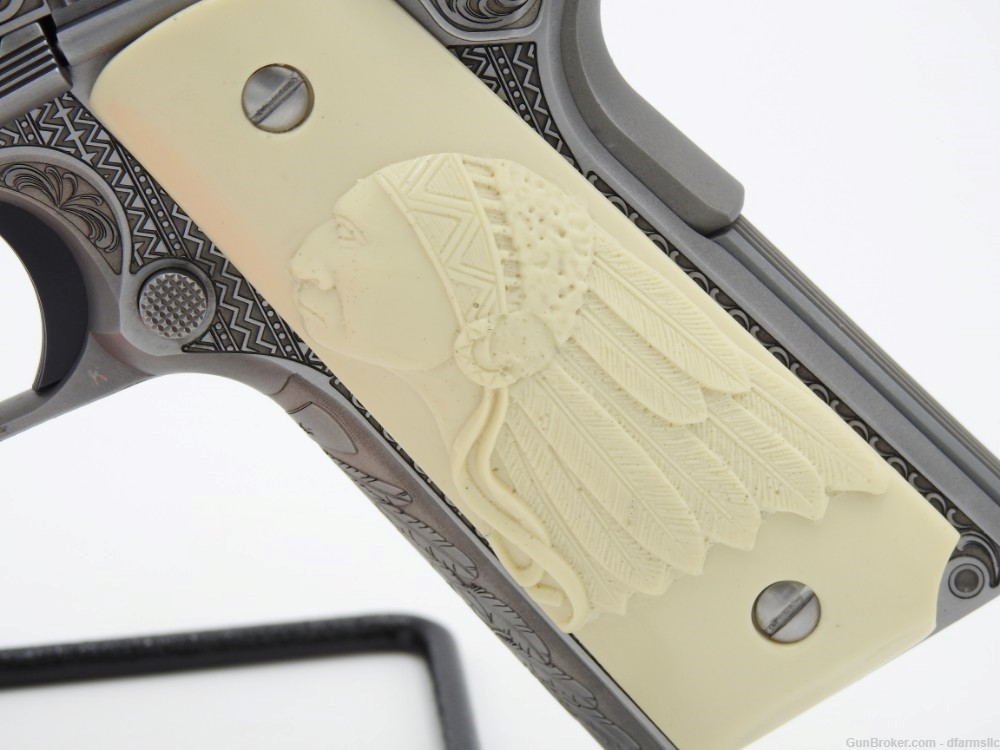 NEW RELEASE! Custom Engraved Tomahawk Colt 1911 70 Government Model 45 ACP-img-8