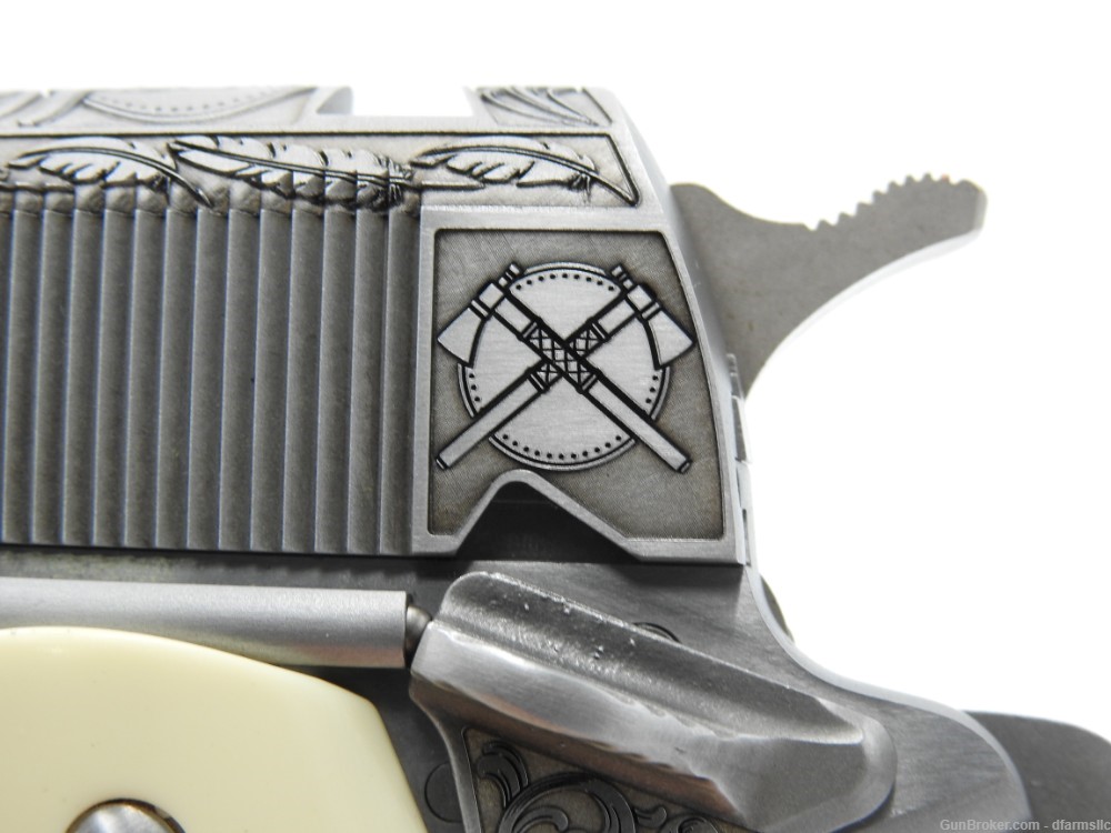 NEW RELEASE! Custom Engraved Tomahawk Colt 1911 70 Government Model 45 ACP-img-29