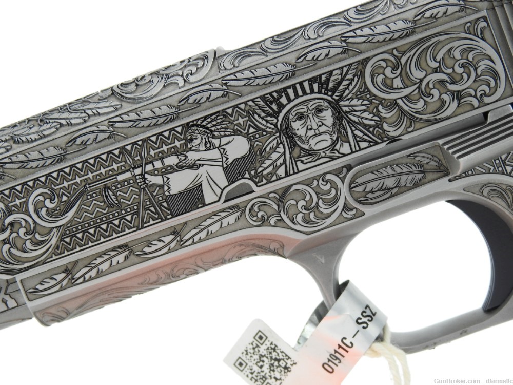 NEW RELEASE! Custom Engraved Tomahawk Colt 1911 70 Government Model 45 ACP-img-5