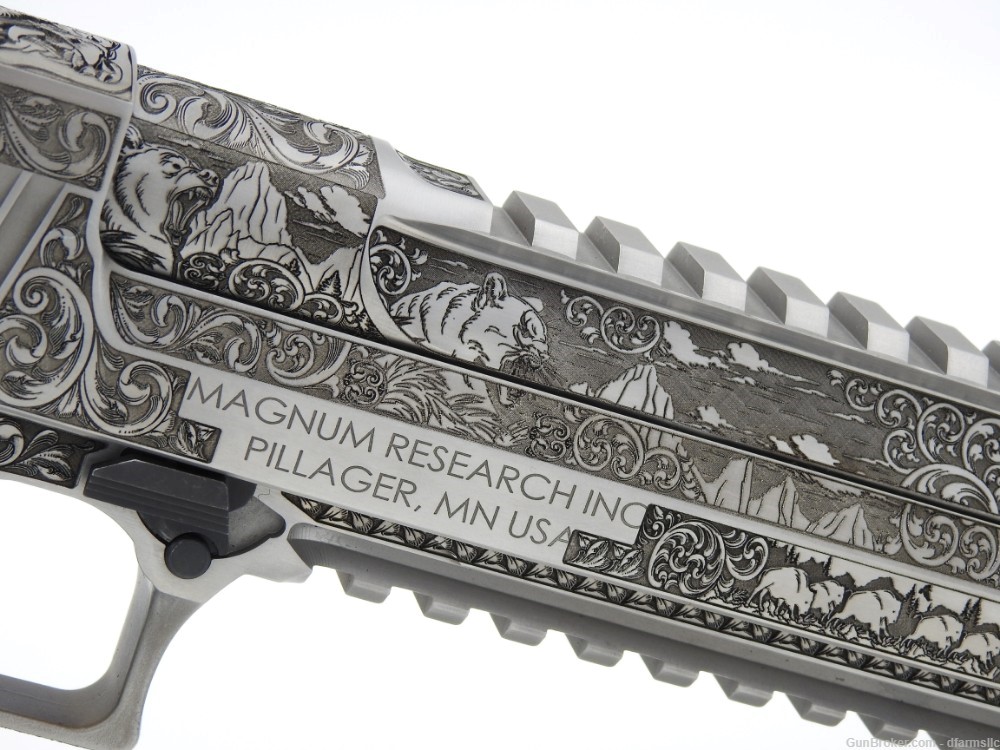 Rare Incredible Custom Engraved Desert Eagle DE50SRMB Mark XIX .50 AE  -img-13