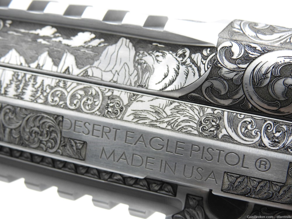 Rare Incredible Custom Engraved Desert Eagle DE50SRMB Mark XIX .50 AE  -img-27