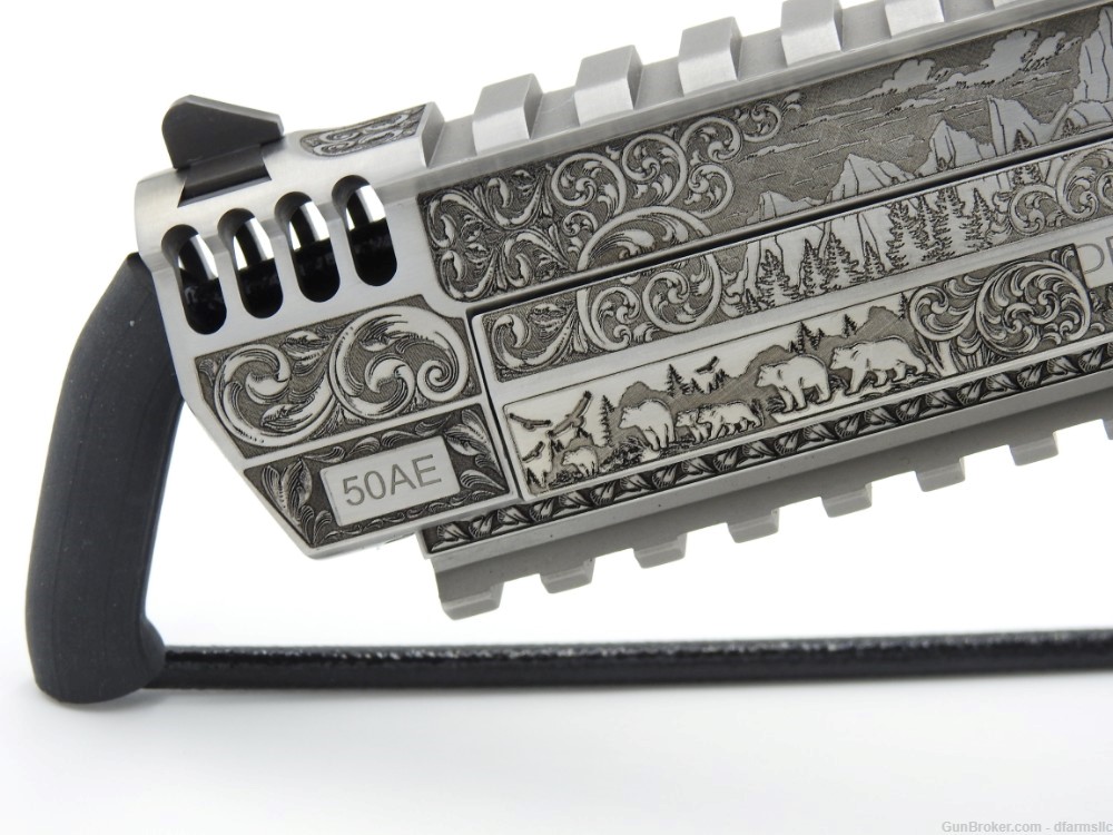 Rare Incredible Custom Engraved Desert Eagle DE50SRMB Mark XIX .50 AE  -img-4