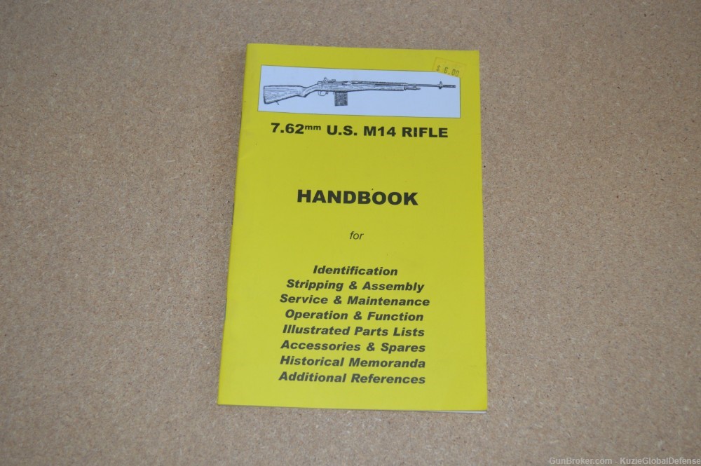 U.S. M14 Rifle Assembly, Disassembly Manual 7.62mm-img-0