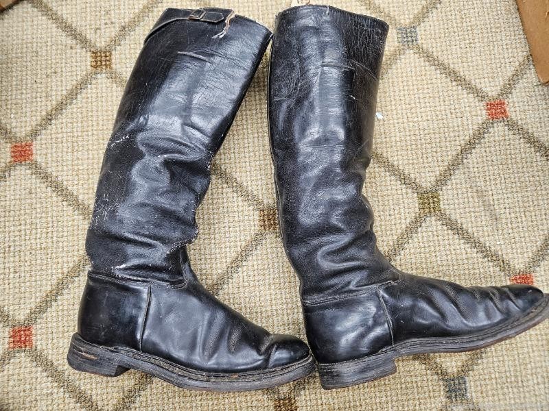 WWII German Jack Boots with Double Capture Papers WW2 Estate-img-2